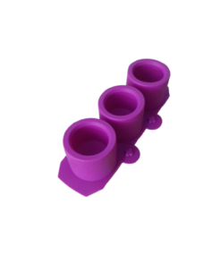 Molde maceta circular 3 cavidades