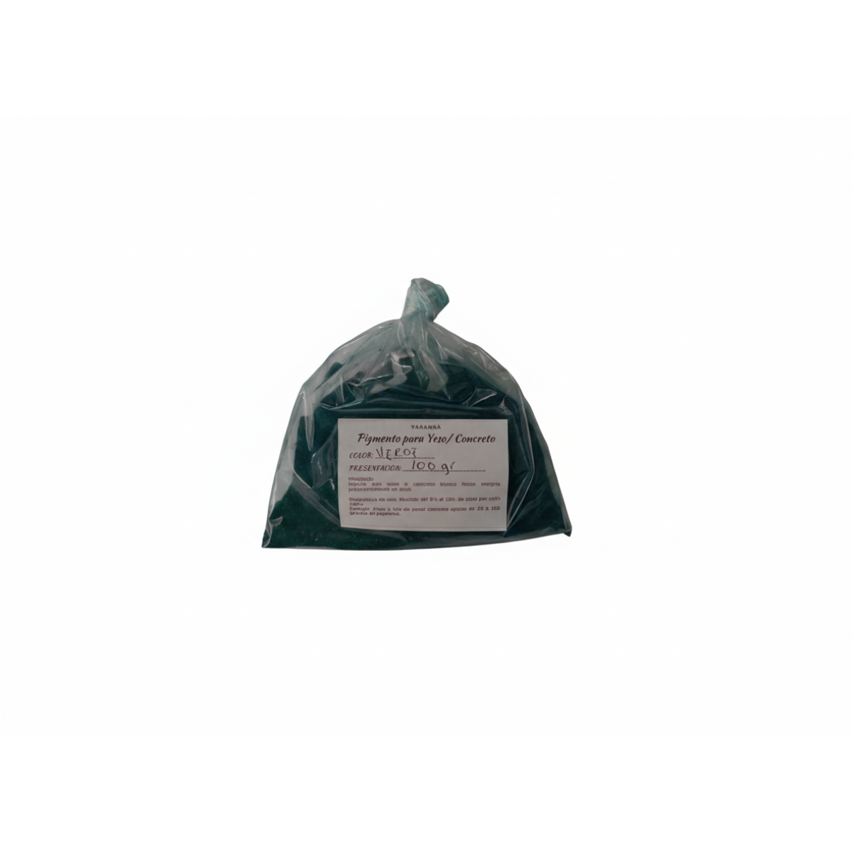 Pigmento Verde yeso/concreto 100 grs