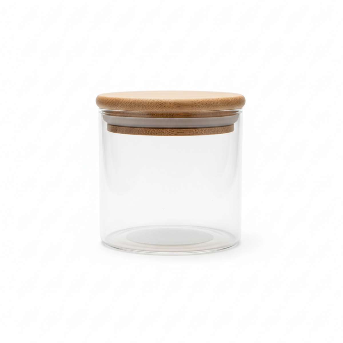 Vaso con tapa de madera