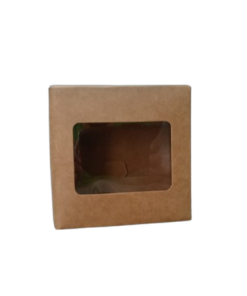 Caja de papel craft 10X10X5 cm