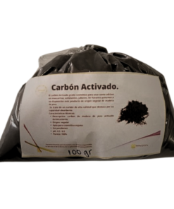 Carbón activado de 100 gramos