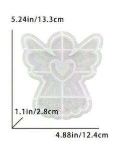 Molde Angel con alas grande