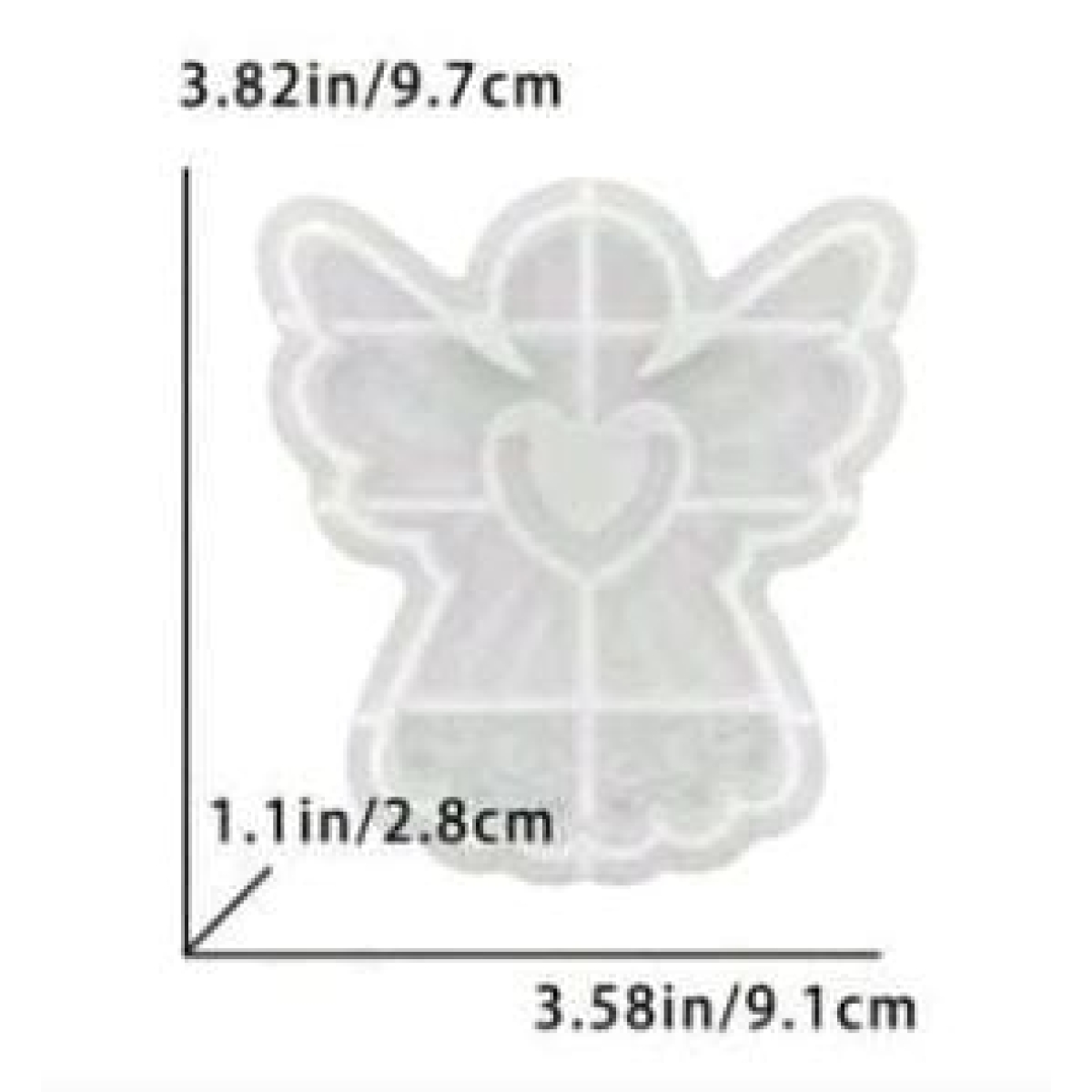 Molde Angelcon alas chico