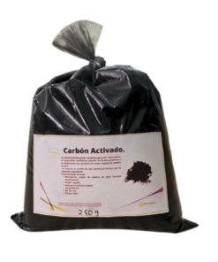 Carbón activado de 250 gramos