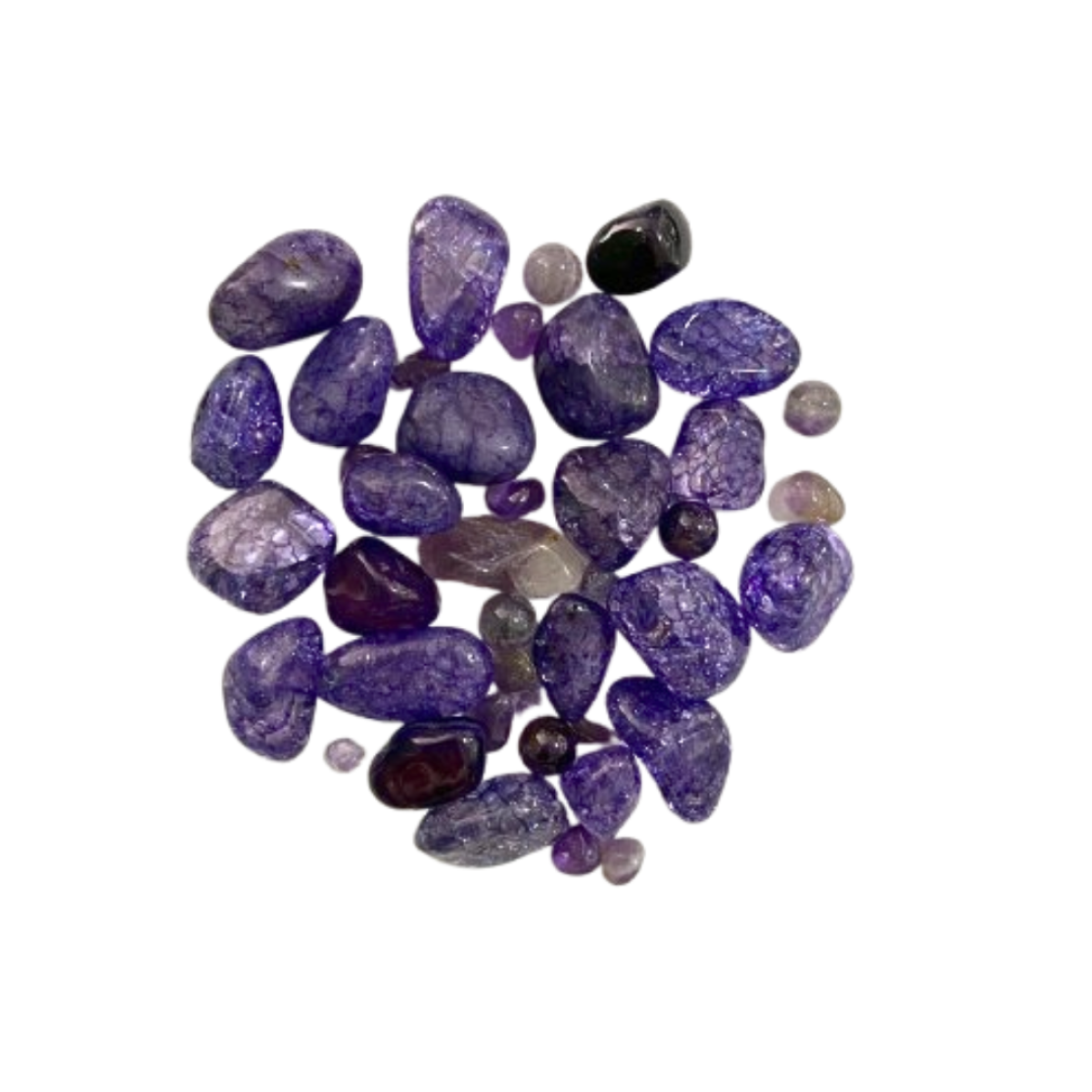 Cuarzo Aura morada 100 gramos