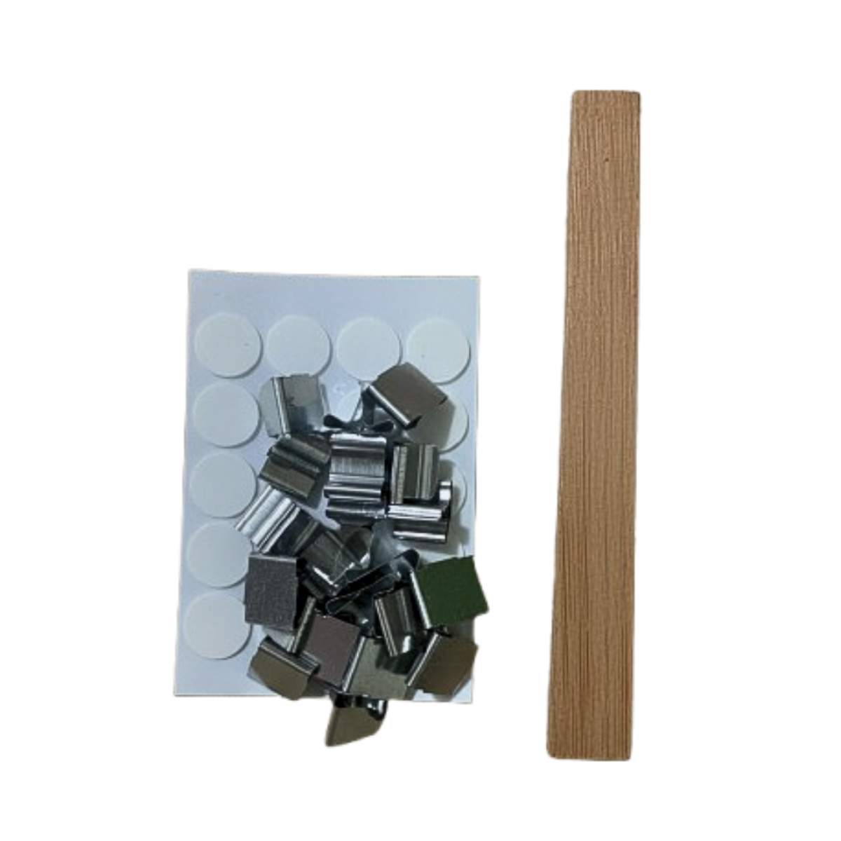 Kit pabilo de madera 1.5 cm 60 piezas