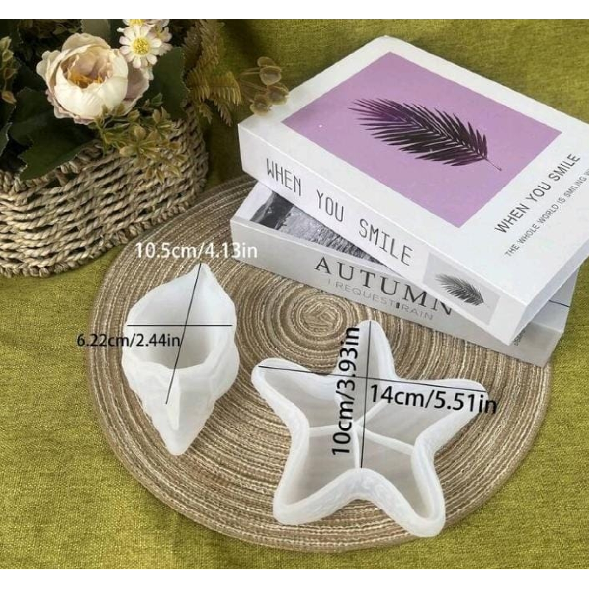 Molde Duo Estrella de mar y concha