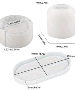 Molde Kit base,jarrón y maceterito.