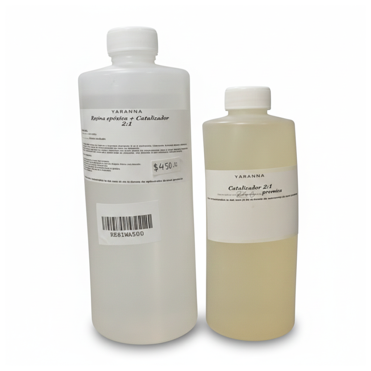 Resina epóxica y catalizador 2:1 P 500:250 g