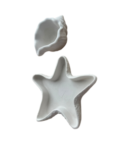 Figura de yeso cerámico conjunto marino