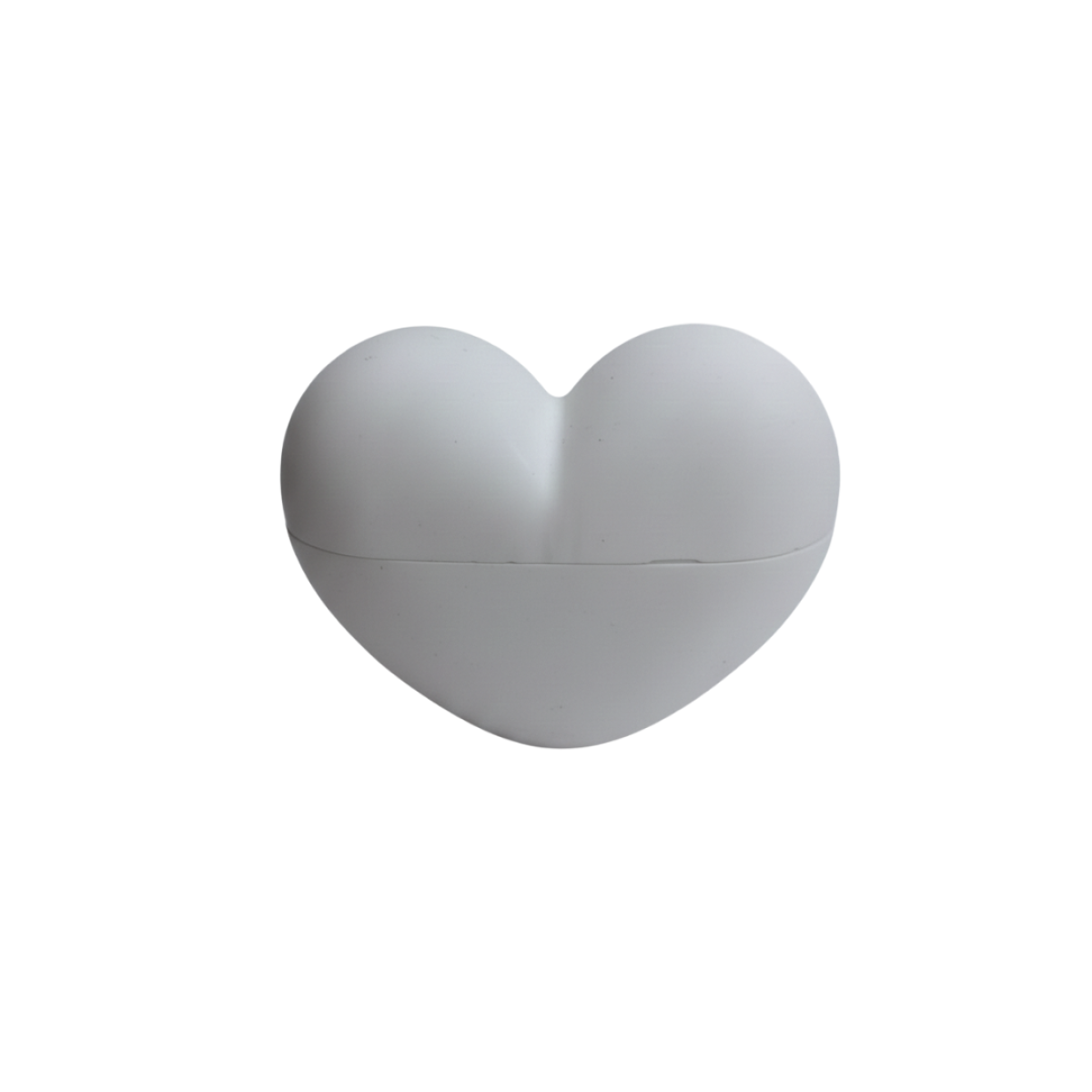 Figura de yeso cerámico maceta corazón #2