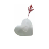 Figura de yeso cerámico macetita corazón