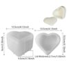 Molde Macetero corazón con tapa