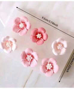 Molde Flores mini 6 cavidades