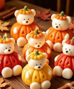 Molde Osito calabaza
