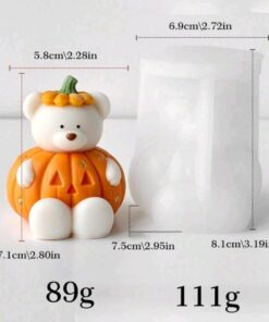 Molde Osito calabaza