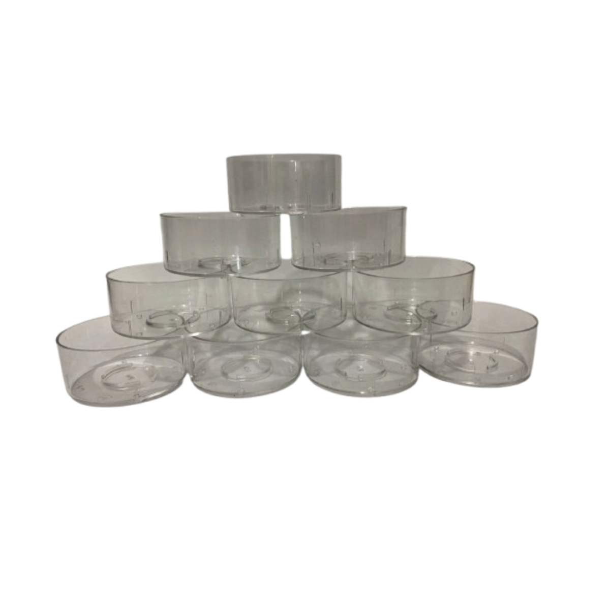Latas Tea light de acrílico 10 piezas